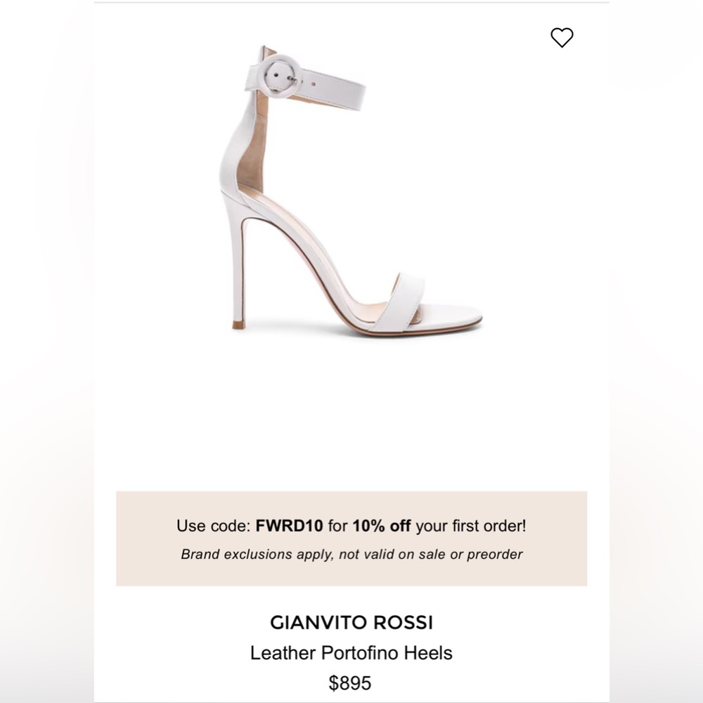 Gianvito Rossi Leather Portofino Heels
